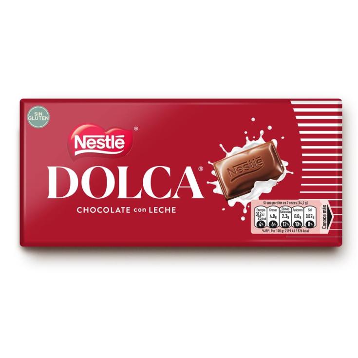 CHOCOLATE CON LECHE, 100GR DOLCA