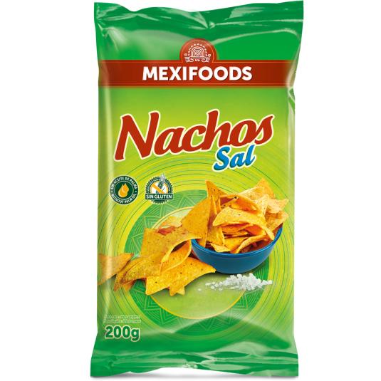 NACHOS CON SAL, 200GR MEXIFOODS