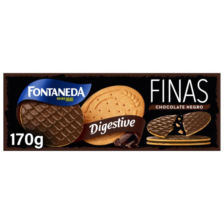 GALLETAS DIGEST.FINAS CHOCO NEGRO,170GR CUETARA