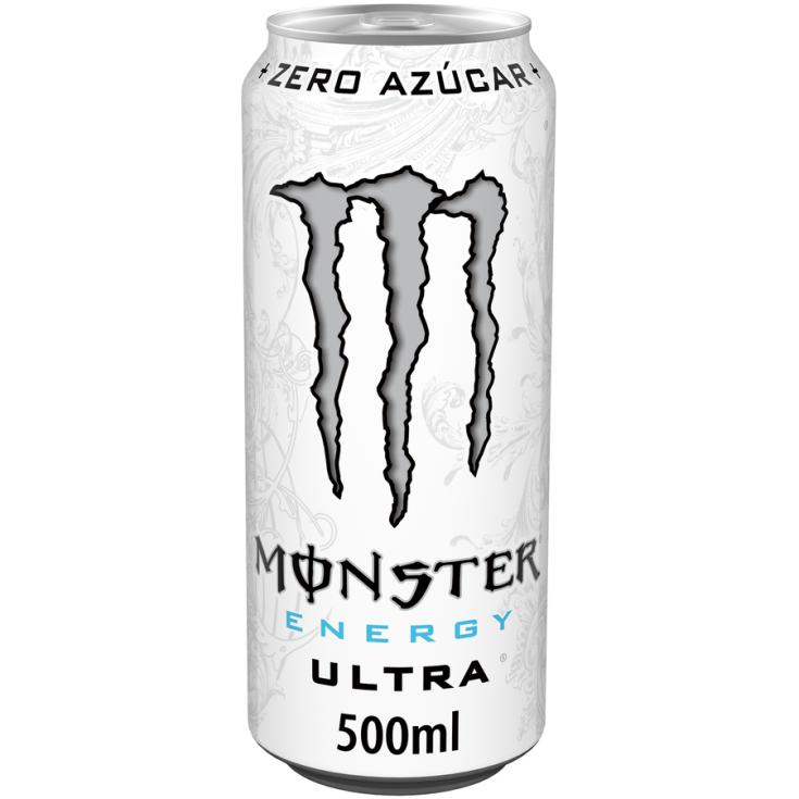 BEBDIA ENERGETICA ULTRA WHITE ZERO, 500ML MONSTER