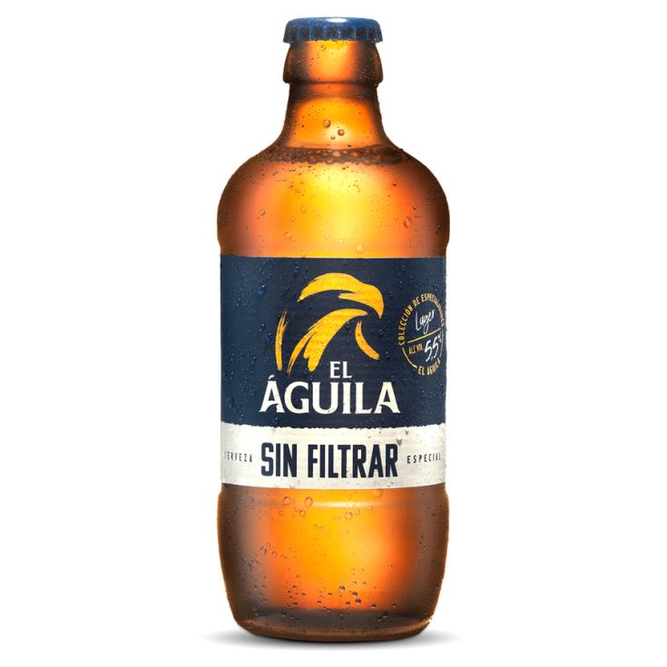 CERVEZA SIN FILTRAR, 330ML EL AGUILA
