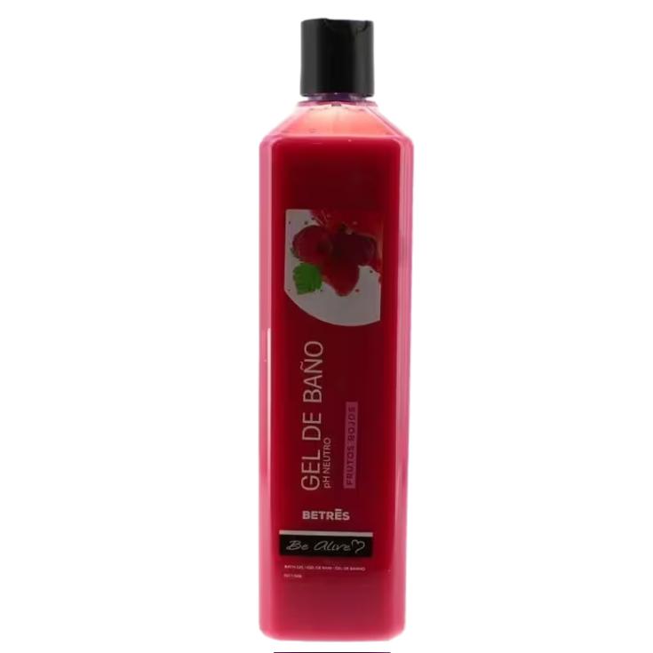 GEL DE DUCHA FRUTOS ROJOS, 750ML BETRES