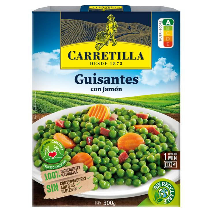 GUISANTES CON JAMON, 300G CARRETILLA