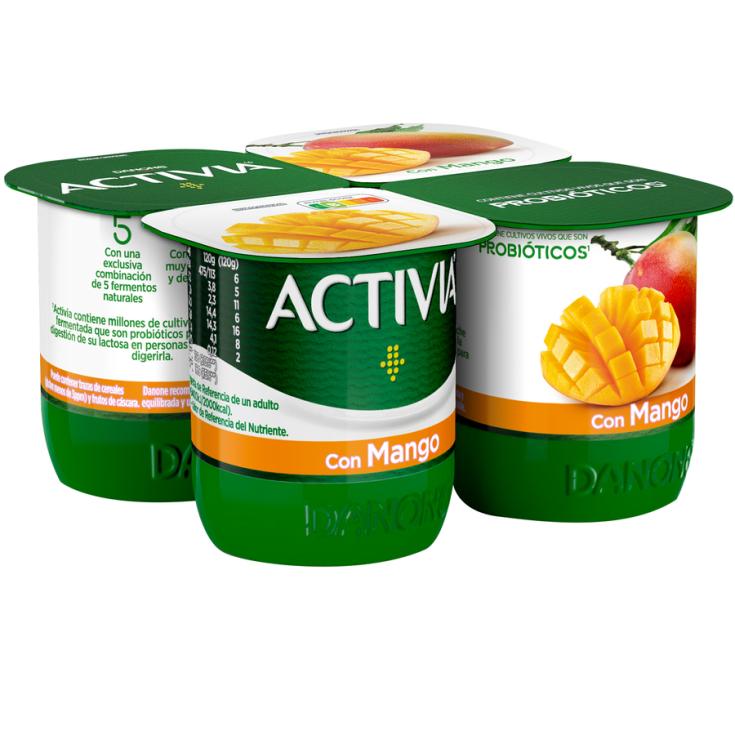 BÍFIDUS CON MANGO S/G P4 X120 G, 480G DANONE