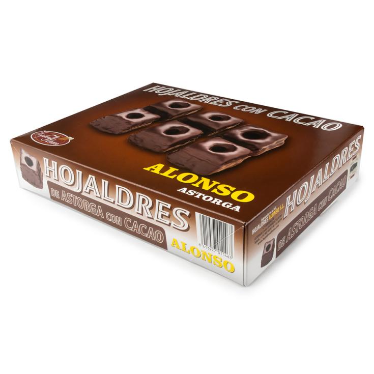 HOJALDRES CON CACAO , 500G ALONSO