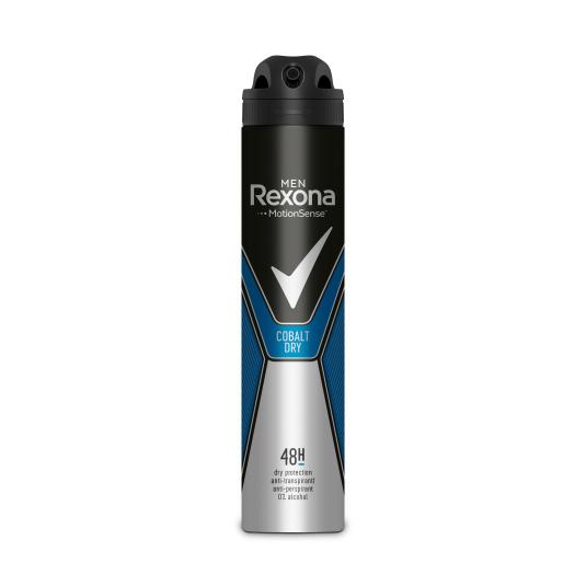 DESODORANTE MEN COBALT SPRAY, 200ML REXONA