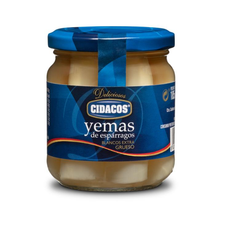 YEMAS DE ESPARRAGO EXTRA GRUESAS, 110G CIDACOS