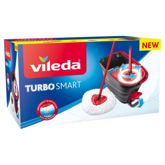 SET LIMPIEZA CUBO TURBO SMART+ FREGONA VILEDA