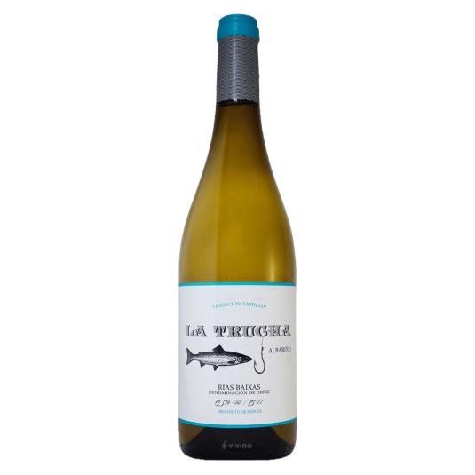 VINO BLANCO ALBARIÑO D.O.R.BAIXAS, 750ML LA TRUCHA