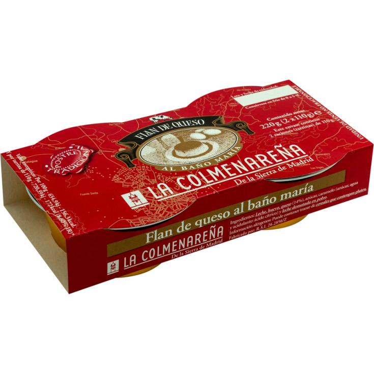 FLAN DE QUESO, 2X110G LA COLMENAREÑA 