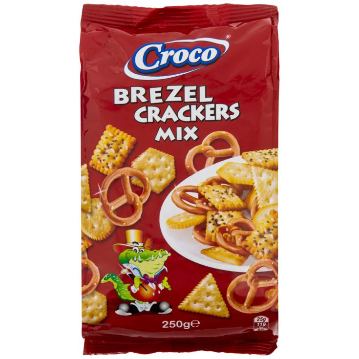 BREZEL Y CRACKERS MIX, 200GR CROCO