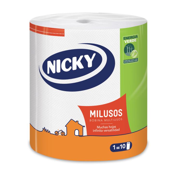 PAPEL DE COCINA COMPACTO MILUSOS, 1R NICKY