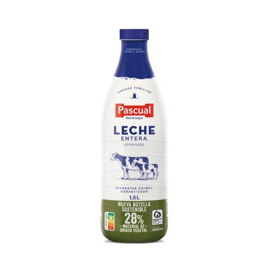 LECHE ENTERA, 1,5L PASCUAL