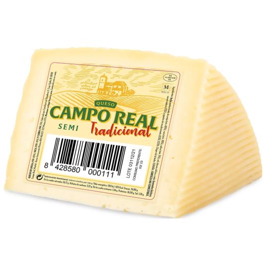 QUESO SEMICURADO CUÑA, 250G CAMPO REAL