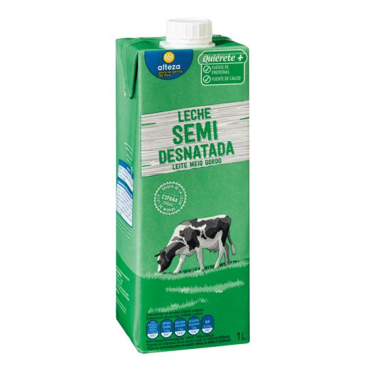 LECHE SEMIDESNATADA, 1L ALTEZA