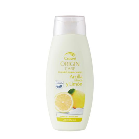 CHAMPU PURIFICANTE ARCILLA Y LIMON,500ML CROWE