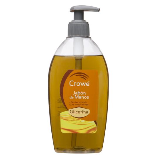 JABON MANOS GLICERINA DOSIFICADOR,500 ML CROWE