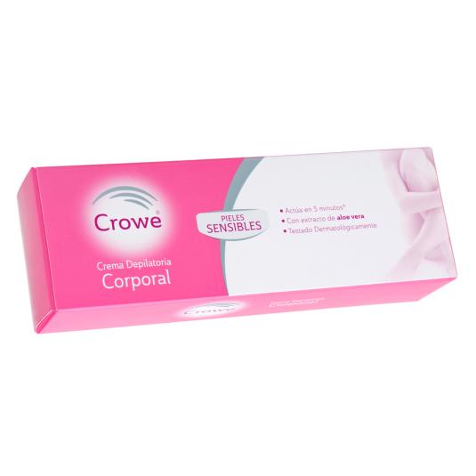 CREMA DEPILATORIA PIEL SENSIBLE, 100 ML CROWE