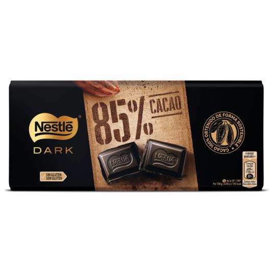 CHOCOLATE EXTRAFINO DARK 85%, 120GR NESTLE