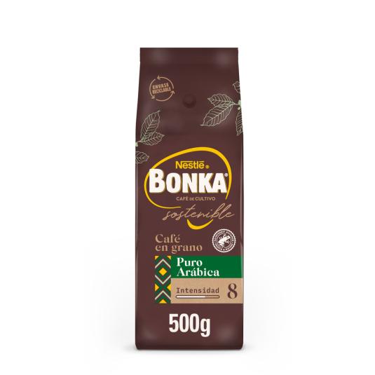 CAFE EN GRANO ARABICA, 500GR BONKA