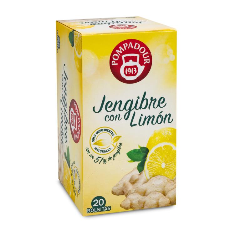 JENGIBRE CON LIMON, 20SOBRES POMPADOUR