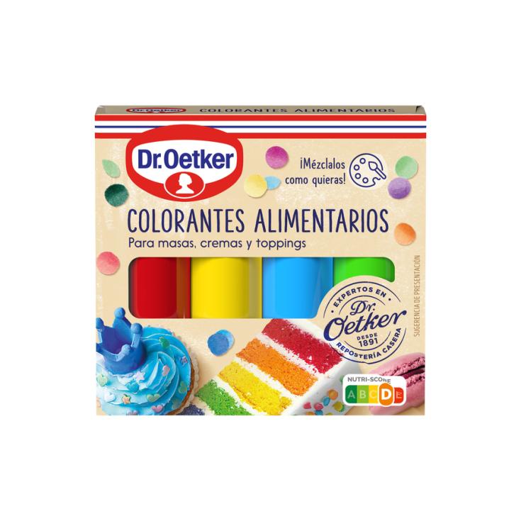 COLORANTES ALIMENTARIOS, 4U DR OETKER