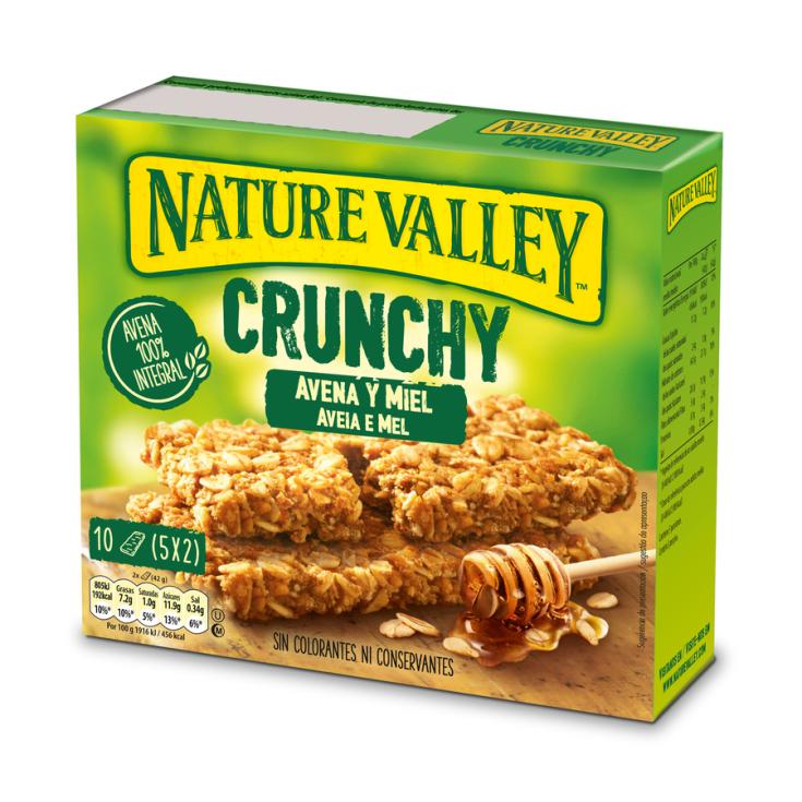 BARRITAS CON AVENA Y MIEL, 210GR NATURE VALLEY