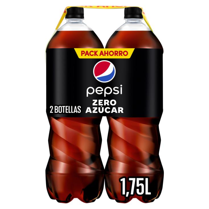 REFRESCO DE COLA ZERO, 2X1,75L PEPSI