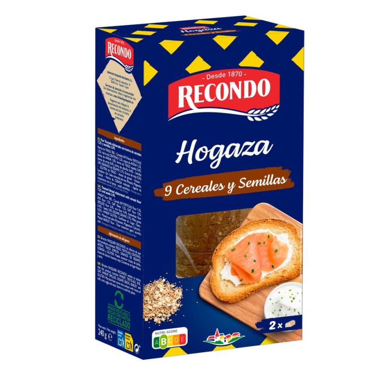 HOGAZA TOSTADA MULTICEREAL, 240GR RECONDO