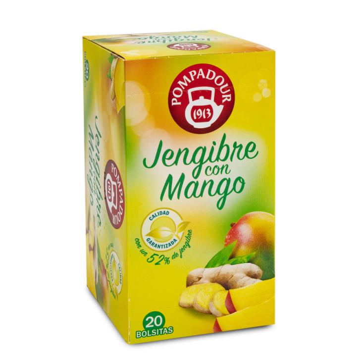 JENGIBRE CON MANGO, 20 BOLSAS POMPADOUR