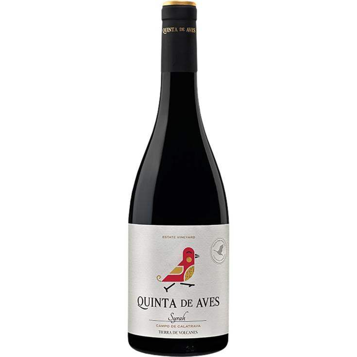 VINO TINTO SYRAH D.O.C.CALATRAVA, 750ML QUINTA DE AVES