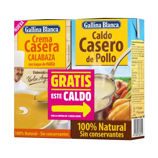 CREMA DE CALABAZA, 500ML GALLINA BLANCA