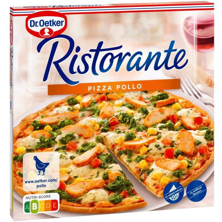 RISTORANTE PIZZA POLLO ,355G DR OETKER