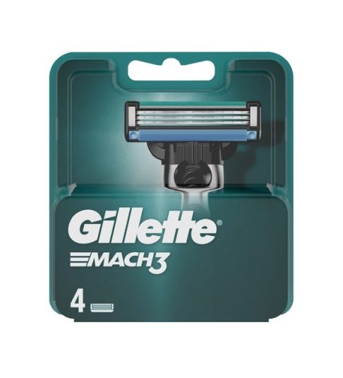 RECAMBIO MAQUINA DE AFEITAR, 4 UD GILLETTE