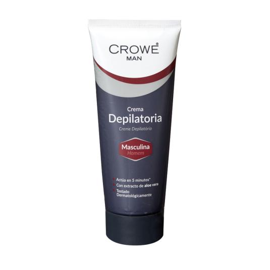 CREMA DEPILATORIA MASCULINA, 200 ML CROWE