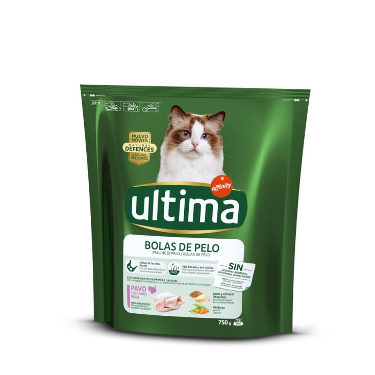 PIENSO GATO ADULTO BOLAS D PELO PAVO,750 ULTIMA