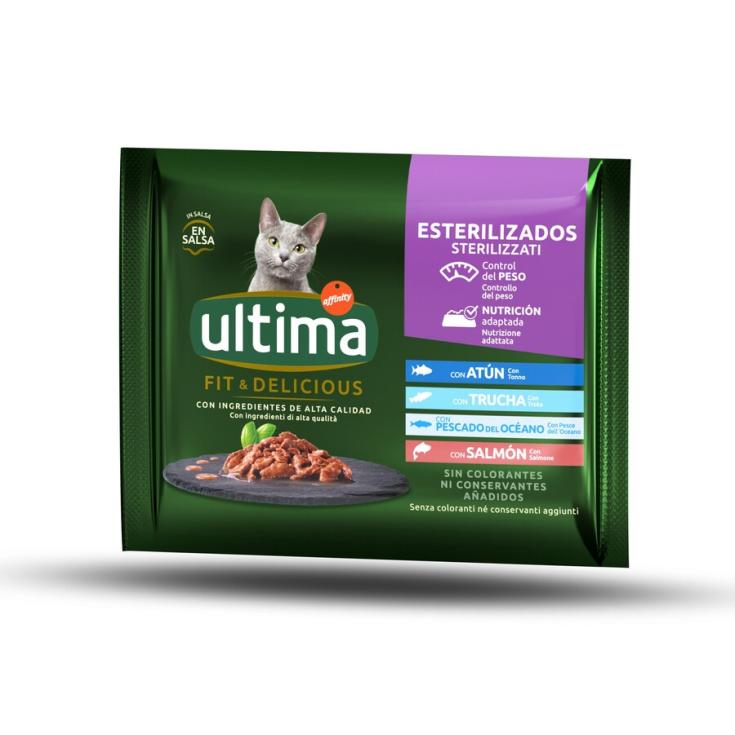 GATO HUMEDO ESTERILIZADO PESCADOS, 85X4 ULTIMA