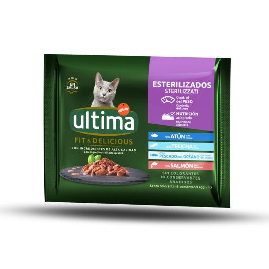 GATO HUMEDO ESTERILIZADO PESCADOS, 85X4 ULTIMA