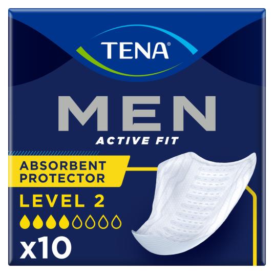 COMPRESA INCONTINENCIA MEN LEVEL 2, 10UD TENA