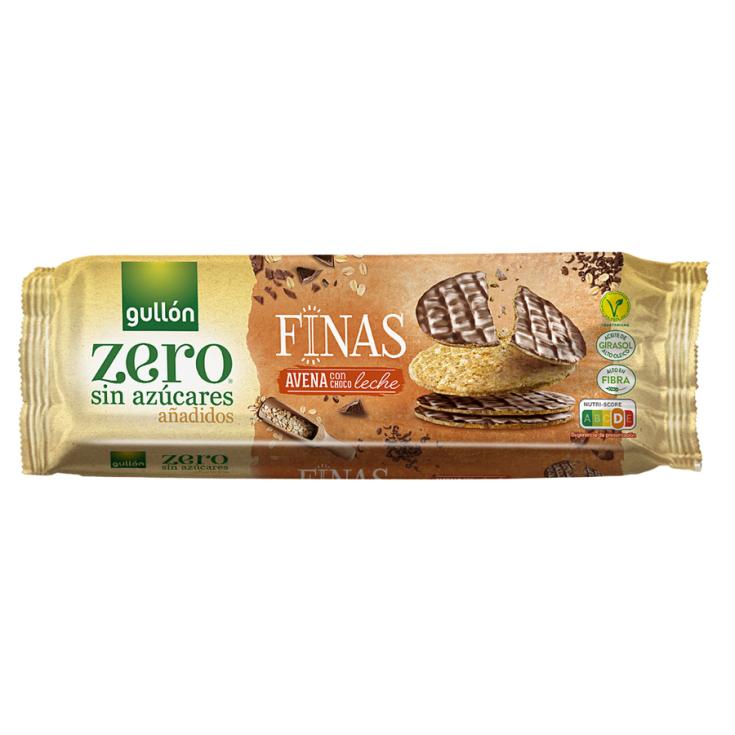 GALLETAS ZERO FINAS AVENA CHOCO, 150GR GULLON