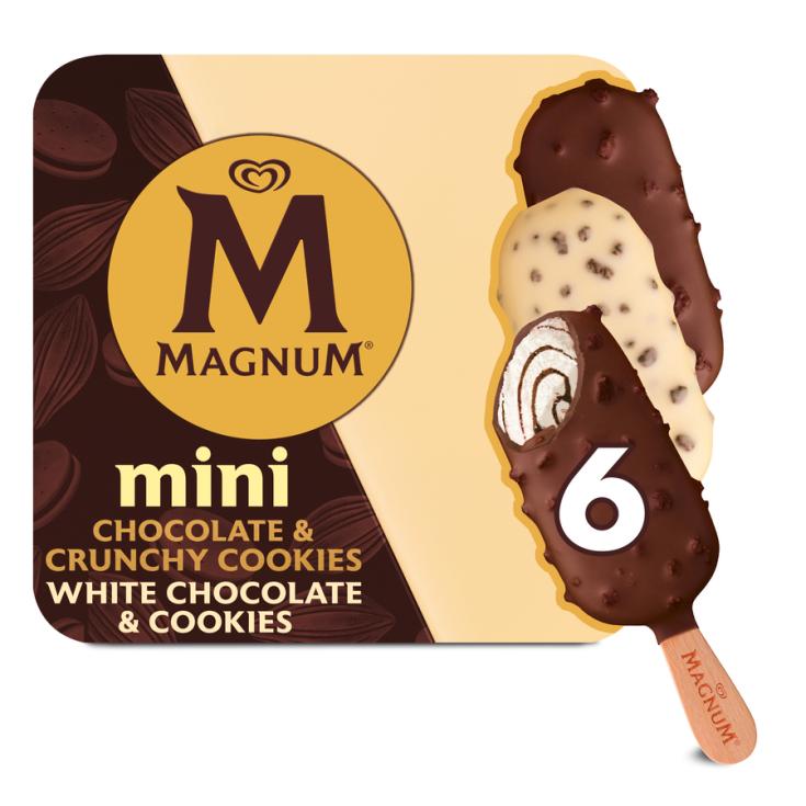 HELADO MINI COOKIE MANIA ,6X55ML MAGNUM