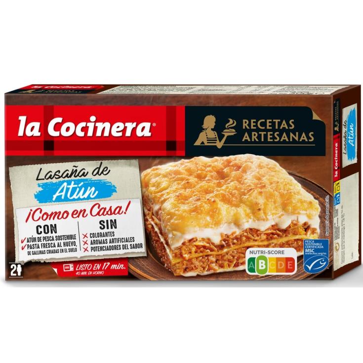 LASAÑA ATUN , 500G LA COCINERA