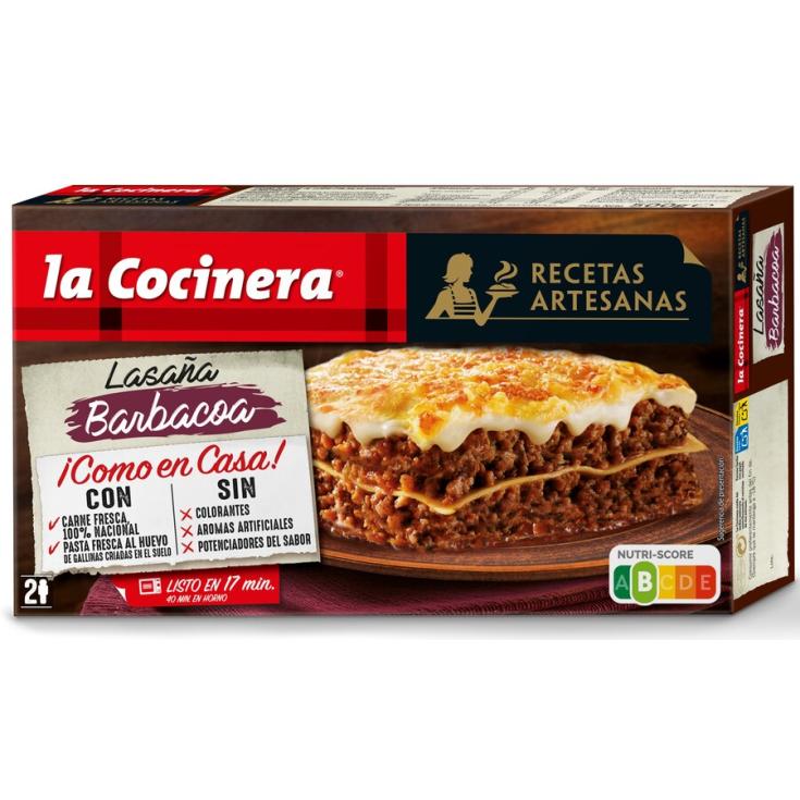 LASAÑA BARBACOA , 500G LA COCINERA