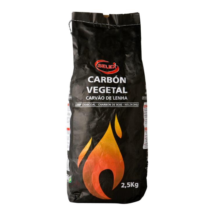 CARBON VEGETAL, 2.5 KG SELEX