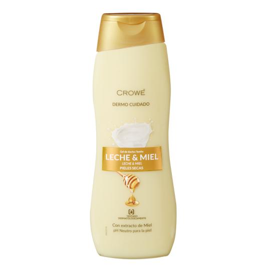 GEL DE DUCHA LECHE Y MIEL, 750 ML CROWE