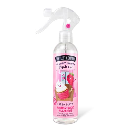 SPRAY MULTIUSOS AROMA FRESA Y NATA, 250ML THE FRUIT COMPANY