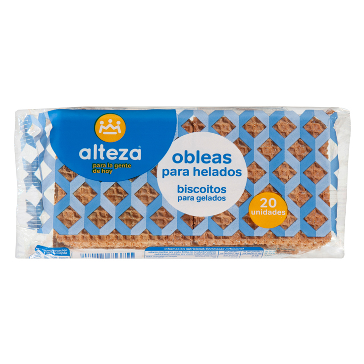 OBLEAS PARA HELADOS, 35GR DICAR