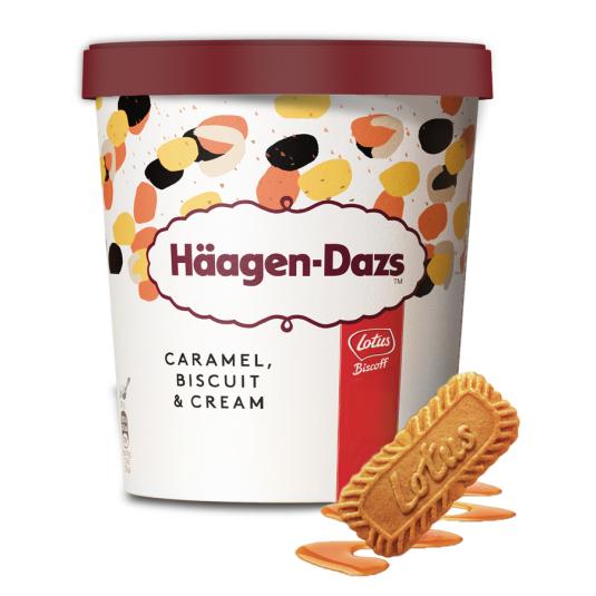 CARAMEL BISCUIT & CREAM SPECULOS , 460 ML HäAGEN-DAZS