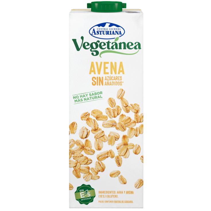 BEBIDA DE AVENA SIN AZUCAR, 1L VEGETANEA