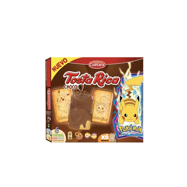 GALLETAS TOSTARICA CHOCOLATE, 210G CUETARA